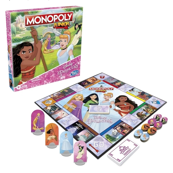 ⭐Disney Monopoly Junior Princess Edition⭐ - Picture 4 of 6